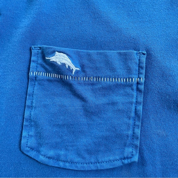 TOMMY BAHAMA Bahama Reef Polo Shirt Cobalt Blue Men’s Size S - Picture 5 of 13